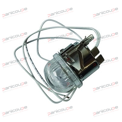 Lampe four avec douille. Ø 41 mm, 16W, 12 V, connexion par fil long. 430 mm. T° maxi 300°C DOUILLE LAMPE HALOGENE G4 photo du produit