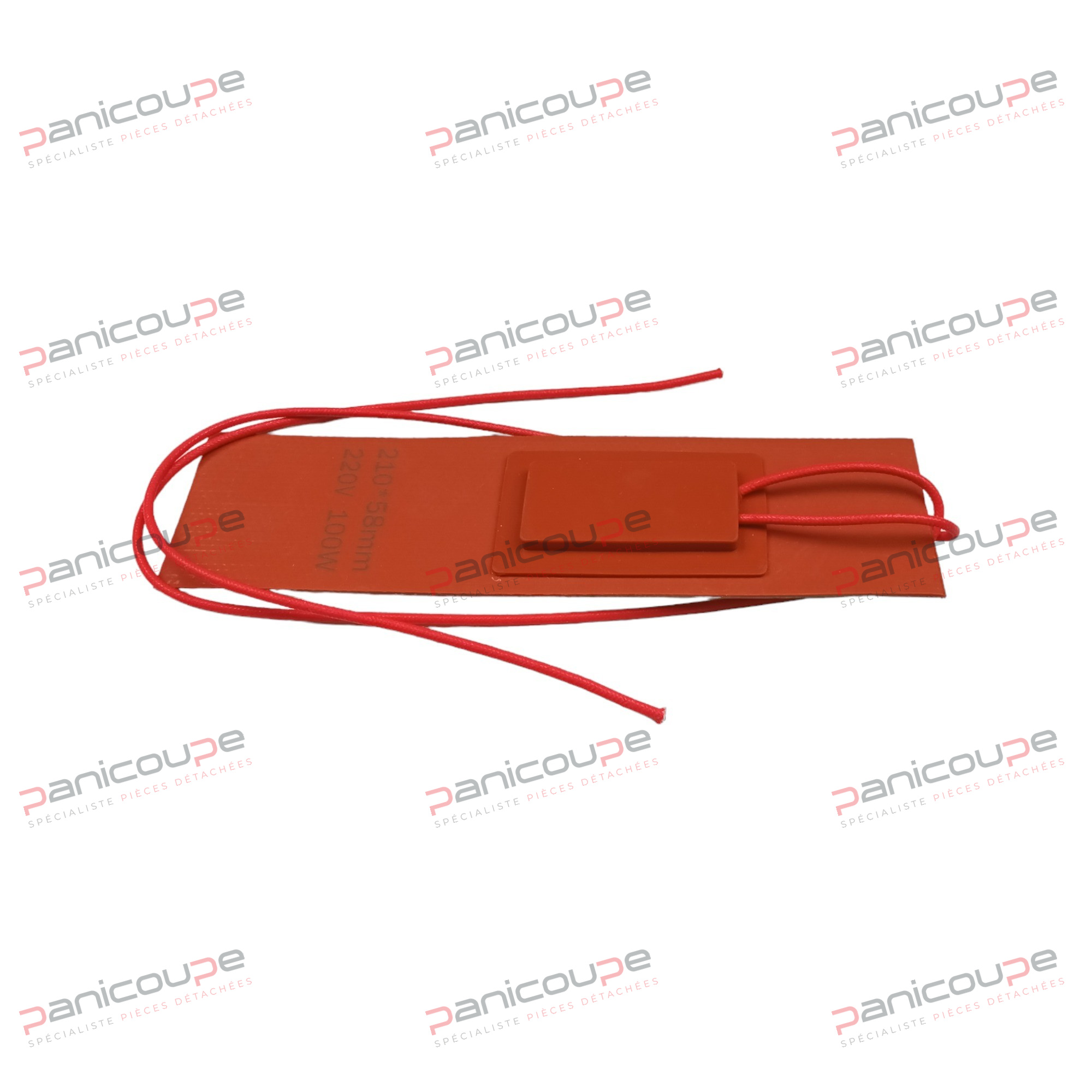 Puissance 100 W - avec thermostat 130°C - dimensions 210x60 mm RÉSISTANCE PLATE REEVAPORATION photo du produit