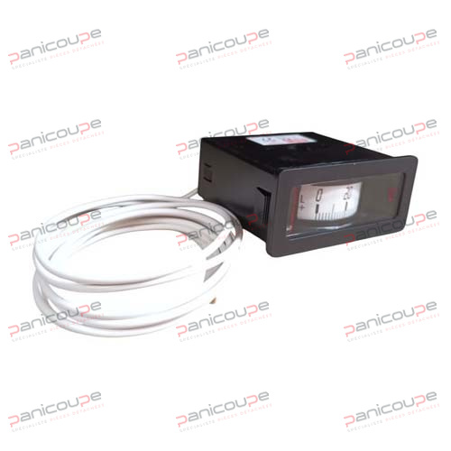 en plastique, longueur capillaire 1500 mm<BR/>bulbe ø 6x15 mm THERMOMETRE RECT. NOIR 0-120° photo du produit