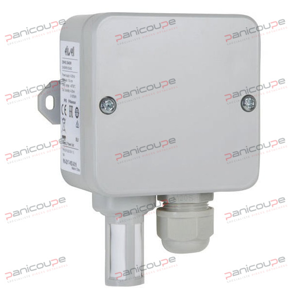 Boitier en polycarbonate 80 x 80 x 50 mm en IP65 incluant la protection du capteur. Plage d'humidité de 0...100% RH, précision +/- 3%, température de fonctionnement -40...60°C. Signal stable de 3 mA en cas de panne, alimentation 9...28 Vdc. Résistance de charge maxi 150 ohm. Connecteur à vis, 2 fils. Remplace l'ancien modèle EWHS284 et EWHS18. Capteur digital avec calibrage embarqué. Capuchon du capteur et passe câble en position basse pour éviter les infiltrations de liquide. EWHS2840/W SONDE RH% 4...20 MA photo du produit