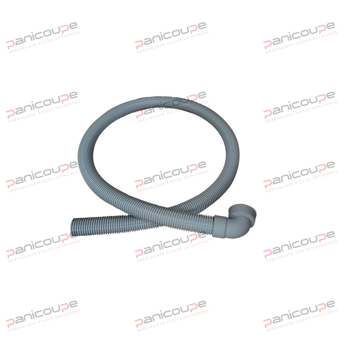 Ø Tuyau : 42 mm<BR/><BR/>Raccords : 1 coudé<BR/><BR/>Ø Raccords : 50 x 57 mm<BR/><BR/>Longueur : 1900 mm FLEXIBLE VIDANGE 1900MM photo du produit
