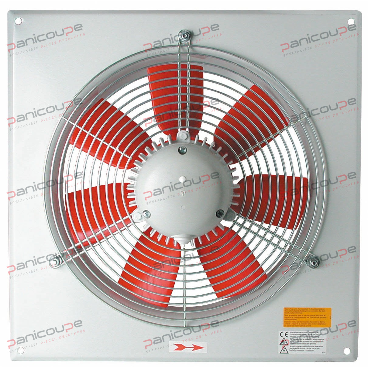 Virole et platine en tôle d’acier galvanisée laquée blanc. Hélice à pâles à haut rendement. Moteur fermé à roulements à billes graissés à vie sans entretien. Grille de protection côté aspiration. Montage possible en toutes positions. Réversibles : soufflage ou aspiration suivant branchement Ces moteurs peuvent être pilotés par le variateur VAR6A. Alimentation 230 V. Puissance 36 W. Vitesse 1300 T/min. Niveau sonore à 4 m 35 dB Débit maxi 930 m3 /h à pression 0. VENTILATEUR HQW À HÉLICE Ø 250 MM. photo du produit