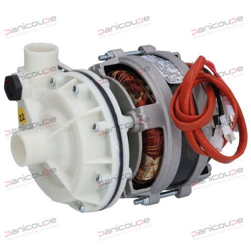 Electropompe adaptable mach*<BR/><BR/>PUISSANCE : 0,33 hp<BR/>ENTREE : 30 ø ext. mm<BR/>SORTIE : 30 ø ext. Mm<BR/>INTENSITE : 1,7 A<BR/>CONDENSATEUR : 10 µF<BR/>VITESSE : 2600 rpm<BR/>FREQUENCE : 50 hz<BR/>TENSION : 230 V ELECTROPOMPE B287SX photo du produit