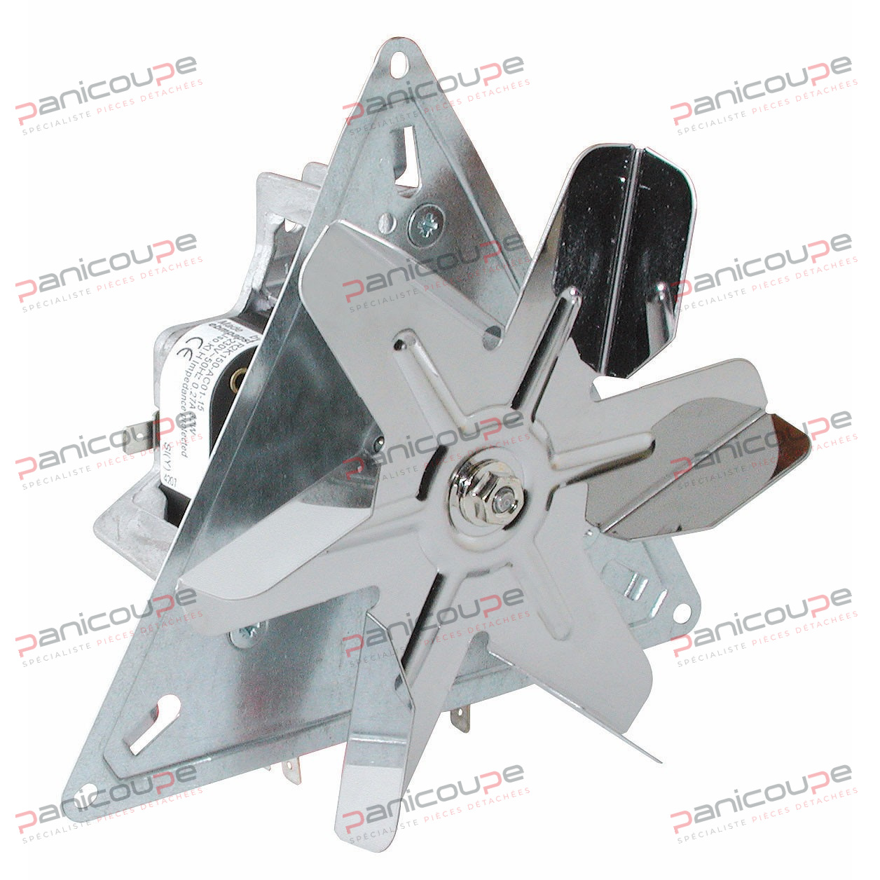Moteur destiné à véhiculer l’air chaud pouvant atteindre 300 °C. Utilisations : fours ventilés, étuves, tunnels de rétractation, ...<BR/><BR/><BR/><BR/><BR/><BR/><BR/>Tension 230 V - 50 Hz .<BR/><BR/>Puissance 32 W.<BR/><BR/>Vitesse 2000 T/min.<BR/><BR/>Débit 200 m3 /h MOTEUR AIR CHAUD photo du produit