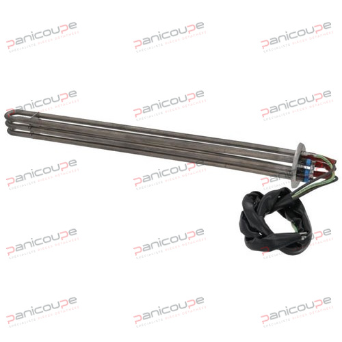 Résistances adaptables winterhalter*<BR/><BR/>LONG. PLONGEANTE : 430 mm<BR/>BRIDE DIAM EXT : 60 mm<BR/>CABLE : 800 mm<BR/>PUISSANCE : 9000 W<BR/>TENSION : 400 V RÉSISTANCE BOILER photo du produit