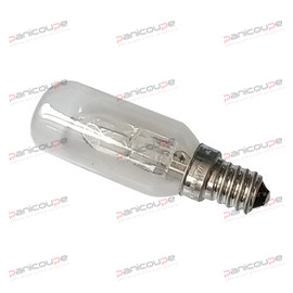 Pour four. Ø 26 x 80 mm. T° maxi 300°C. LAMPE HALOGENE E14 40W 230V photo du produit