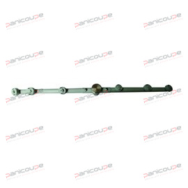 Inox. 6 gicleurs. Avec tige de bras de rinçage. Encastré Ø 14 mm, 1/4’’ TOURNIQUET RINCAGE 465 MM photo du produit