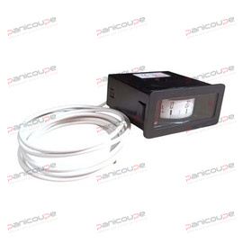 en plastique, longueur capillaire 1500 mm<BR/>bulbe ø 6x15 mm THERMOMETRE RECT. NOIR 0-120° photo du produit