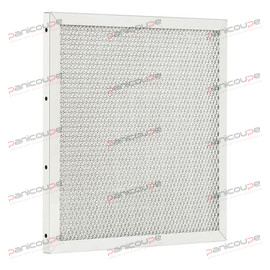 Filtre de hotte<BR/>Inox 304<BR/>400 (H) x 500 x 12 - 5 couches inox FILTRE À MAILLES 400 X 500 X 12 MM TOUT INOX POUR HOTTES photo du produit