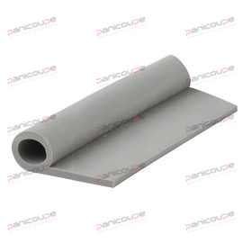 Elastomère silicone. Teinte grise. Tenue en température jusqu’à 300 °C. Modèle adaptable sur les fours hein*<BR/><BR/>HE15 : Modèle HE1 par longueur de 5 m<BR/>HE125 : Modèle HE1 par couronne de 25 m JOINTS SILICONE MODELE HE1 photo du produit