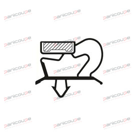 Cadre : 590 x 390 mm<BR/> Dimensions : Larg. 21 x h. 17,6 mm<BR/> Flèche : 6 mm JOINT MAGNETIQUE 590 X 390 MM photo du produit