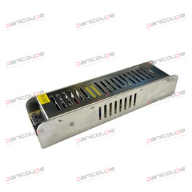 1 entrée 230 Vac, 1 sortie 12 Vdc<BR/><BR/><BR/><BR/>Transformateur 100 w (145 x 47 x 24 mm) pour 5 m de ruban LED maxi TRANSFORMATEUR LED 100 W photo du produit