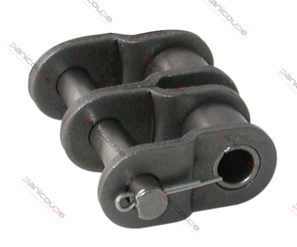 Maillon Démontable Décalé (Half Link) Pour Chaîne 160 Simple Brin - Pitch 2.00", Acier